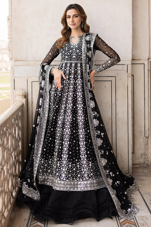 Farasha Chiffon 3 Piece Suit Midnight Orchid