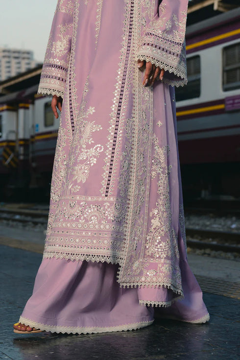 Afrozeh Embroidered Lawn 3PC Suit Dilnasheen