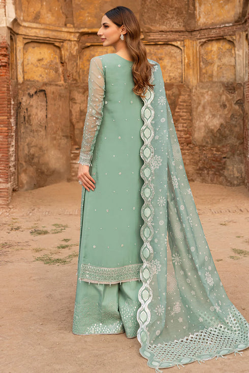 Farasha Chiffon 3 Piece Suit Ocean Light