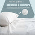 Pillow Cases Pack of 4 | Satin Striped | Brushed Microfibre | 50x75 cm