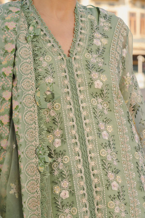 Afrozeh Embroidered Lawn 3PC Suit Deedar