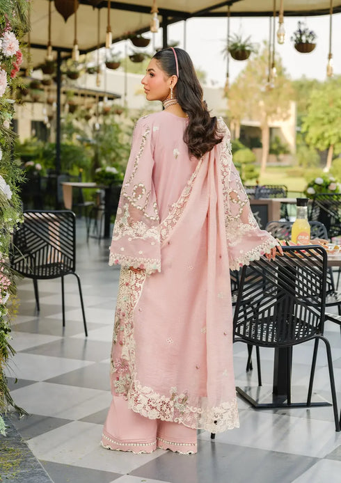 Elaf Embroiderd Lawn Suit ELH-3B OH MY ROSE