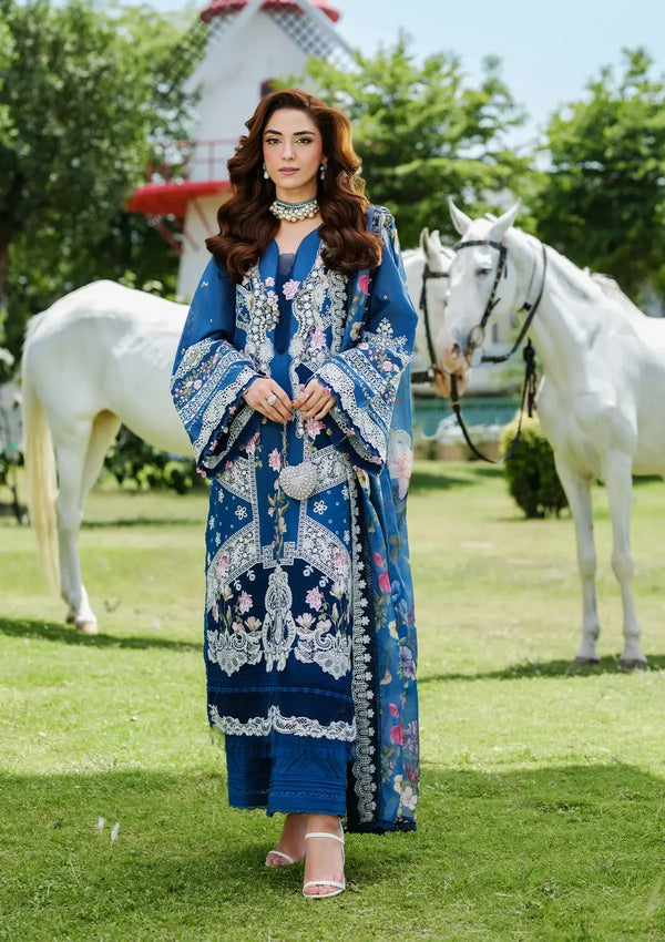 Elaf Embroiderd Lawn Suit ELH-2A ZIVA