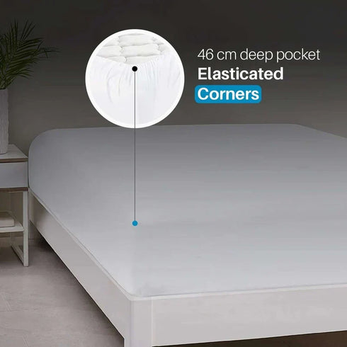 400 Thread Count Egyptian Cotton Ultra Deep Fitted Sheets - 46cm/18