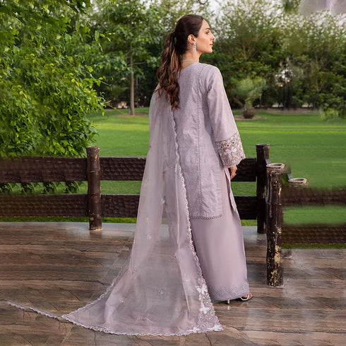 Zahra Rubab Embroidered Cotton Suit ZR-2536 | GARNET