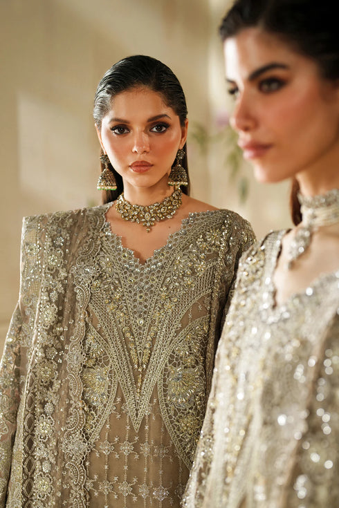 Baroque Embroidered Chiffon Suit CH14-08