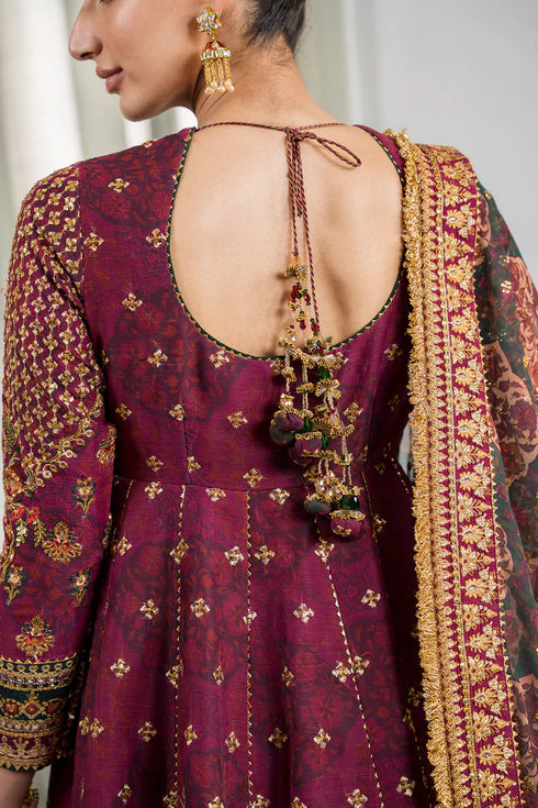 Baroque Embroidered Chiffon 3 Piece Suit CH12-03