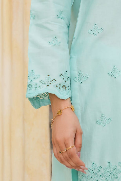 Dynia's By Bin Saeed Embroidered Chickenkari Lawn Suit BS-107