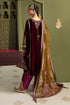 Baroque Embroidered Velvet 3 piece suit UF-465
