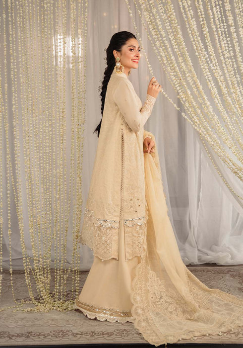 Zarqash Embroidered Swiss Voile 3 Piece suit ORIANA