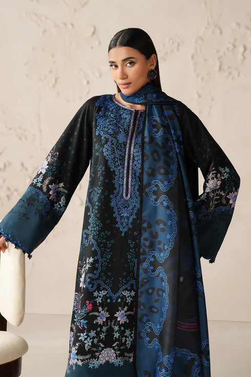 Baroque Embroidered viscose Suit UF-4306