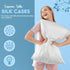 Satin Silk Pillow Case Pack of 2 | 50x75 cm