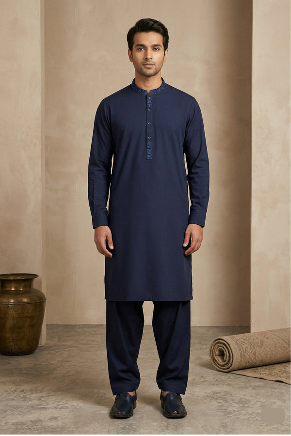 Mens 2PC Wash & Wear Shalwar Kameez ST-02