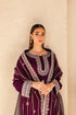 Farasha Embroidered Raw Silk 3 piece suit Roseate Muse
