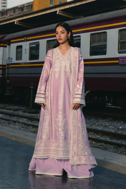 Afrozeh Embroidered Lawn 3PC Suit Dilnasheen