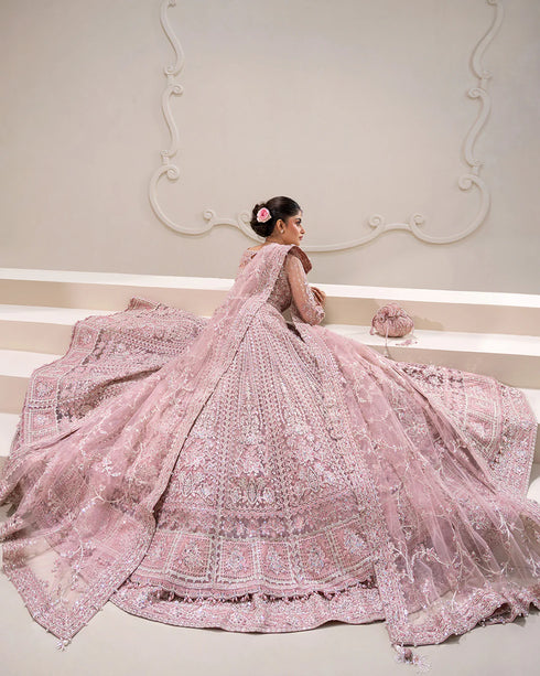 Faiza Saqlain Embroidered Net Suit Leyan