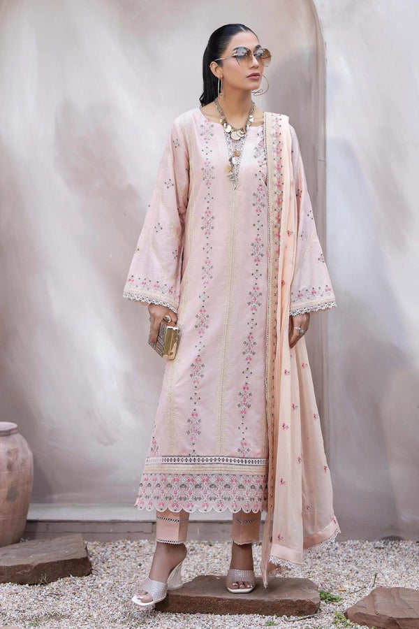 Adan Libas Embroidered Lawn 3 Piece suit 5848
