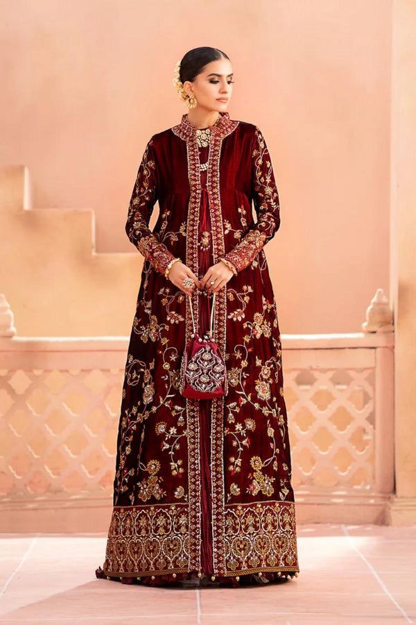 AIK Atelier Embroidered Velvet 3 Piece LOOK 07