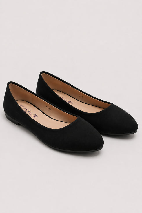 Women's Classic Black Ballet Flats