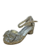Kids Gold Glitter Shoes BS-608