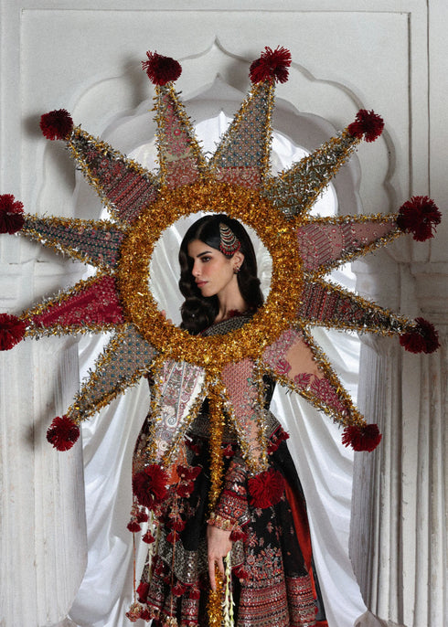 Hussain Rehar Embroidered Chiffon Suit Siyara