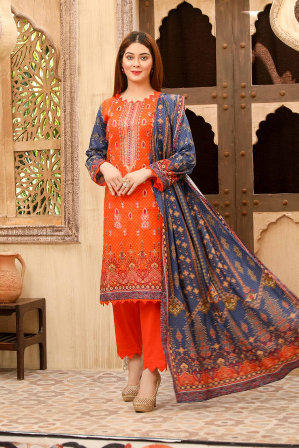 Bin Saeed Embroidered Lawn 3 Piece BS-31