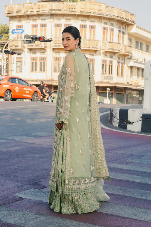 Afrozeh Embroidered Lawn 3PC Suit Deedar