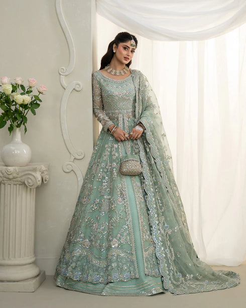 Faiza Saqlain Embroidered Net Suit Selin