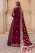 Farasha Chiffon 3 Piece Suit Scarlet Charm