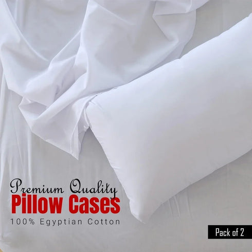 Pillow Cases Pack of 4 | Brushed Cotton | 50x75 cm