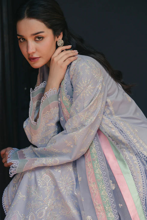 Afrozeh Embroidered Lawn 3PC Suit Saya