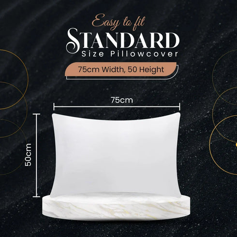 Pillow Cases Pack of 4 | Brushed Microfibre | 50x75 cm