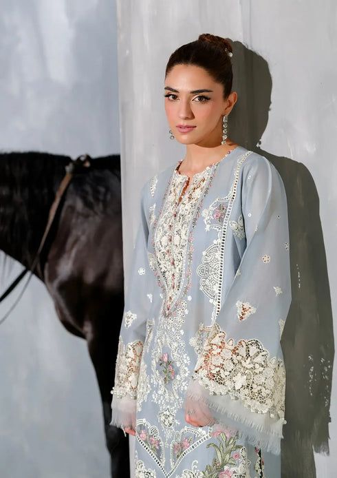 Elaf Embroiderd Lawn Suit ELH-7B ISSABEL