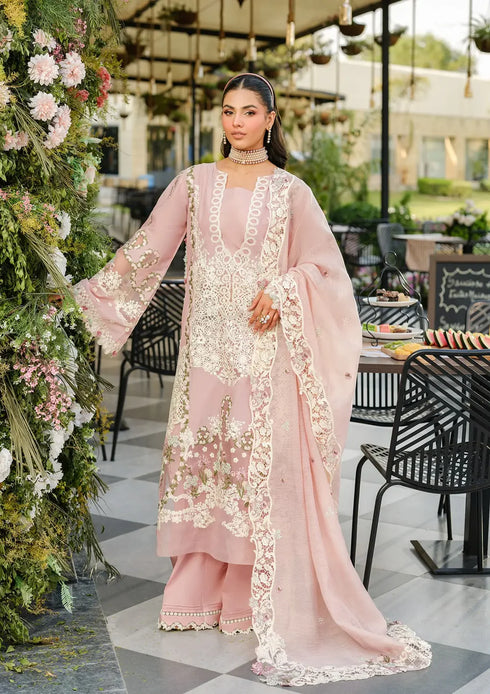 Elaf Embroiderd Lawn Suit ELH-3B OH MY ROSE