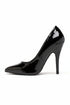 Pointy Toe Court Shoes Black Patent Stiletto Heel Formal Elegant G-924