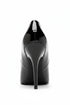 Pointy Toe Court Shoes Black Patent Stiletto Heel Formal Elegant G-924