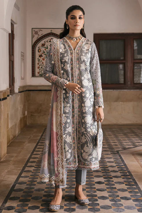 Jazmine Embroidered Lawn 3 Piece Suit SL24-D3