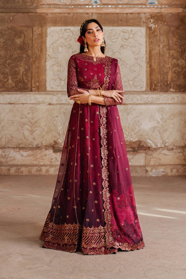 Iznik Printed Chiffon Suit UE-554