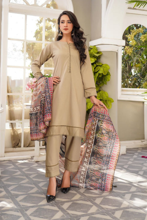 Bin Saeed Lawn 3 Piece BS-27