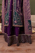Farasha Embroidered Net 3 piece suit Iris