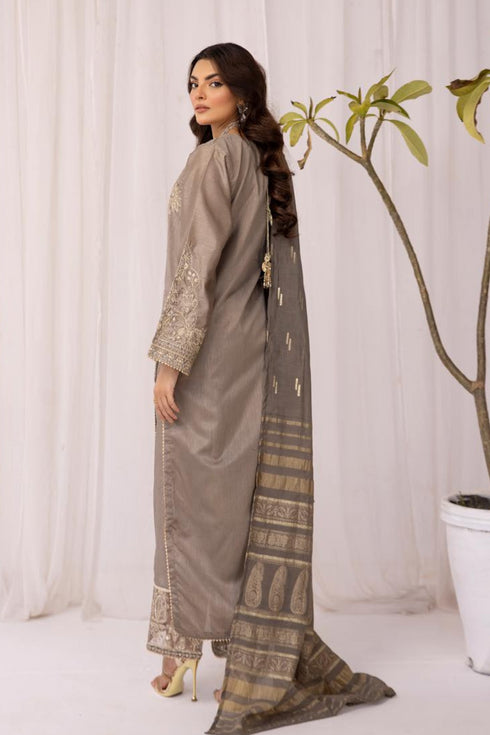 Simran Raw Silk 3 Piece Suit SM-11