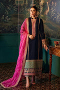 Zainab Chotani Embroidered Velvet 3 piece suit AMIRA