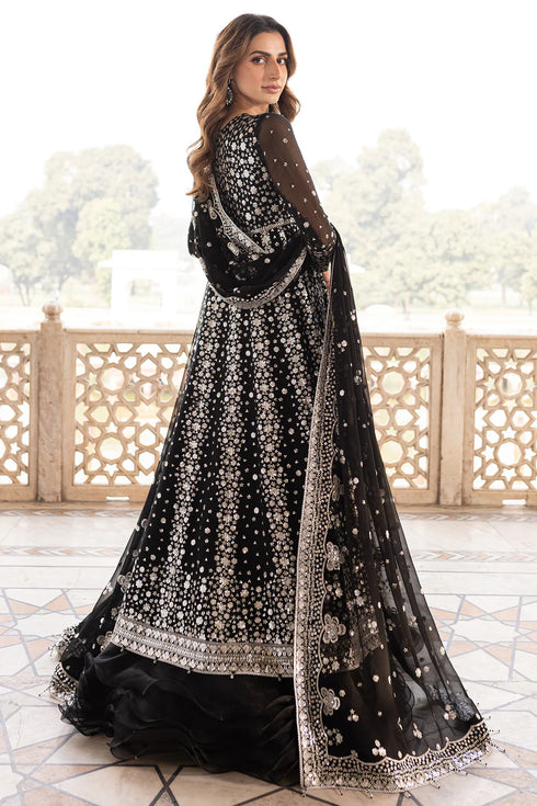 Farasha Chiffon 3 Piece Suit Midnight Orchid