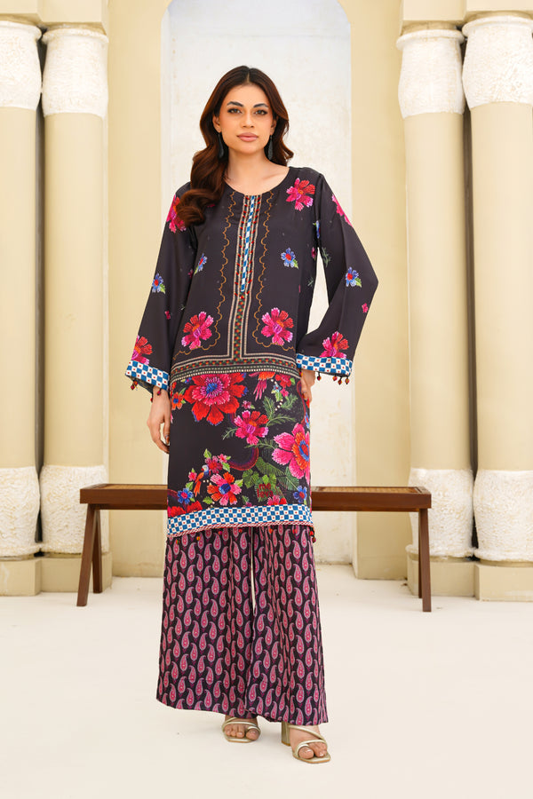 Attire Designer Digital Printed Silk 2PC Suit AD-03