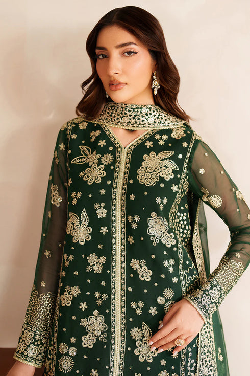 Farasha Embroidered Chiffon Suit Silken Glow