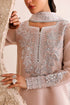 Farasha Embroidered Chiffon Suit Warm Lume