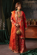 Emaan Adeel Embroidered Silk 3 piece suit NR 04 MAHJABEEN
