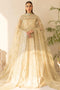 Farasha Embroidered Net Suit Golden Aura