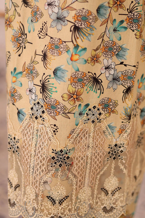 Nau Bahar Digital Embroidered Khadar 2PC NB-08
