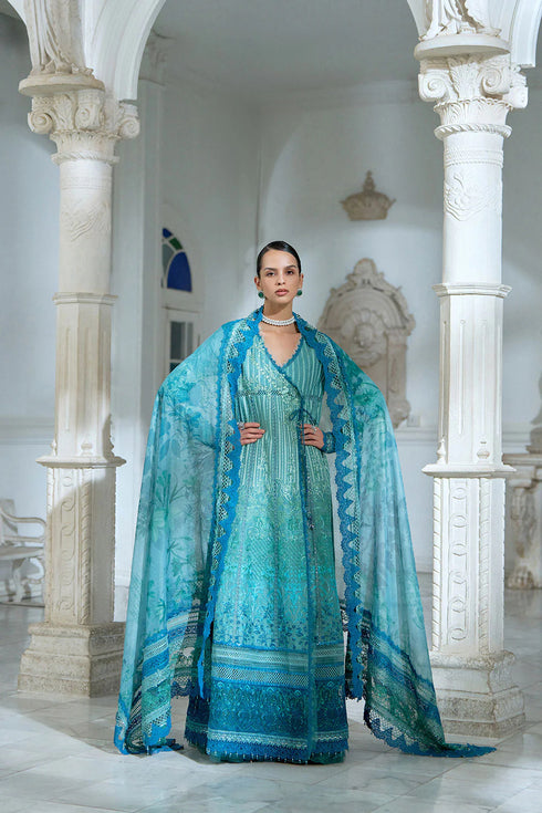 Sobia Nazir Embroidered Luxury Lawn suit Design 6A